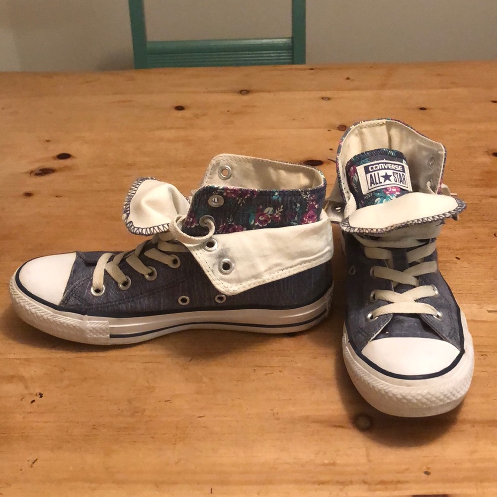 Limited edition floral converse